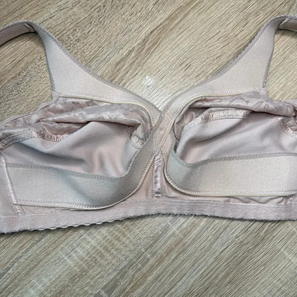 Glamorise womens MagicLift Cotton Wire-free Support Bra - Cafe 1001 36DD